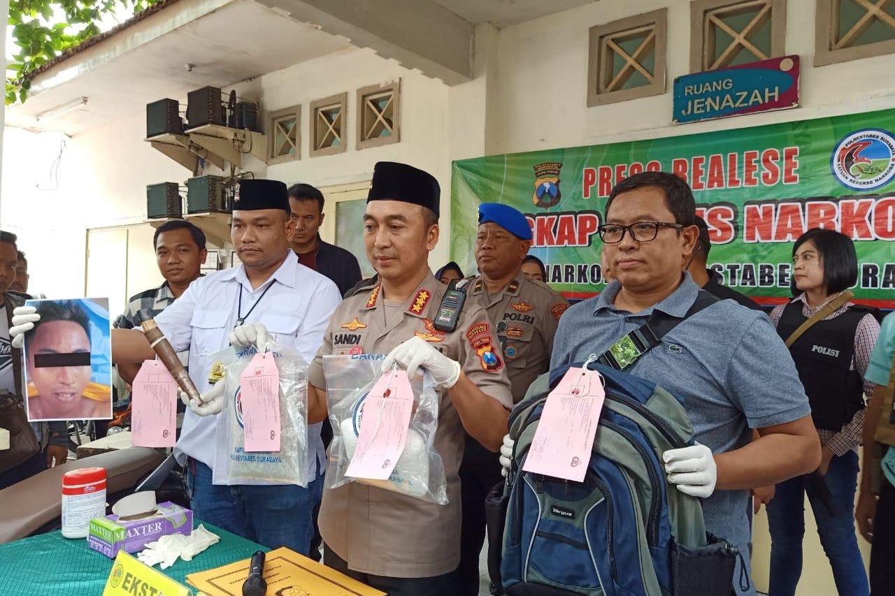 Cara Polrestabes Surabaya Persempit Peredaran Narkoba