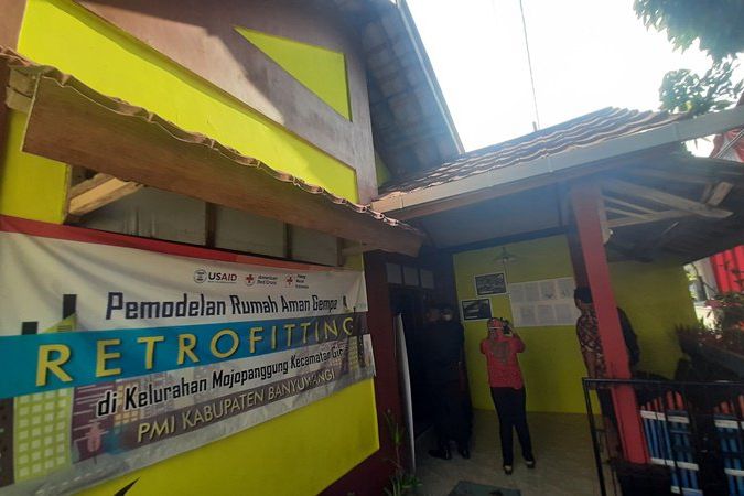 PMI Banyuwangi Selesaikan Renovasi Rumah Tahan Gempa