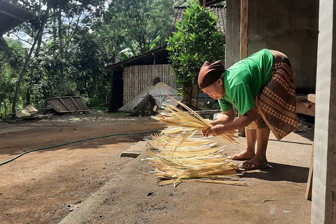 <em>Besek</em> Bambu Khas Papring Banyuwangi Laris Manis selama PPKM