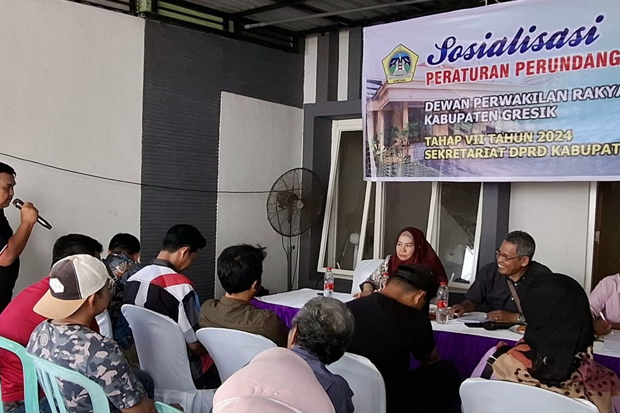 DPRD Gresik Sosialisasi Bantuan Hukum Gratis bagi Warga Kurang Mampu