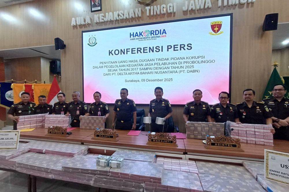 Kejati Jatim Sita Uang Rp 47,28 Miliar dan USD 421.046 dalam Kasus Korupsi PT DABN
