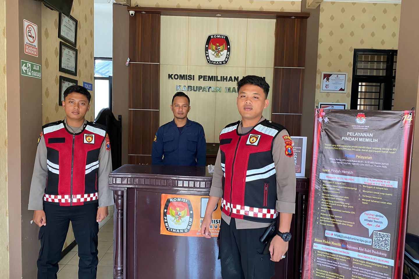 Polres Malang Jaga Ketat KPU Jelang Pemilu 2024 