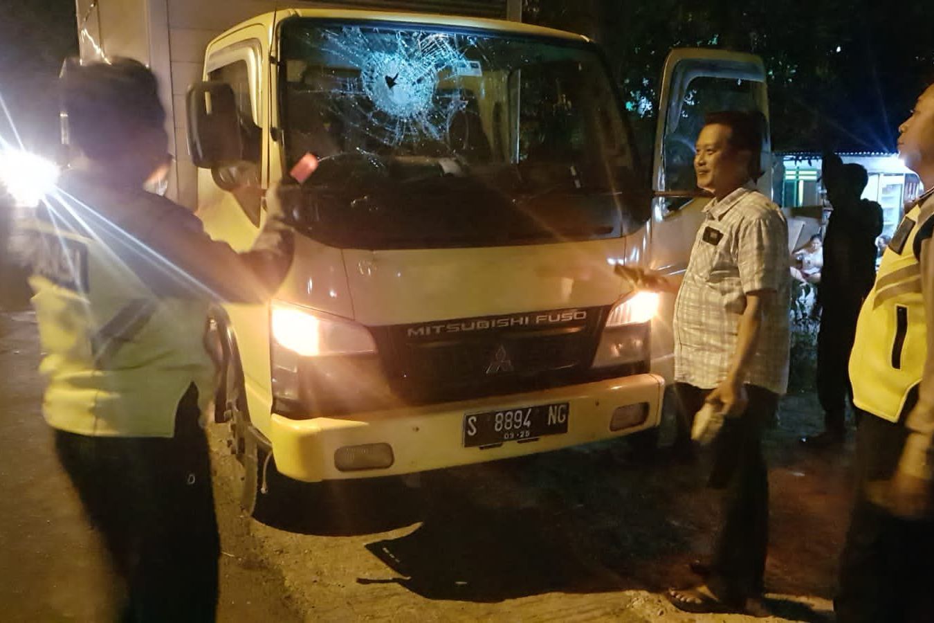 Aksi Teror Pelemparan Batu ke Truk Kembali Meresahkan Sopir yang Melintas di Mojokerto