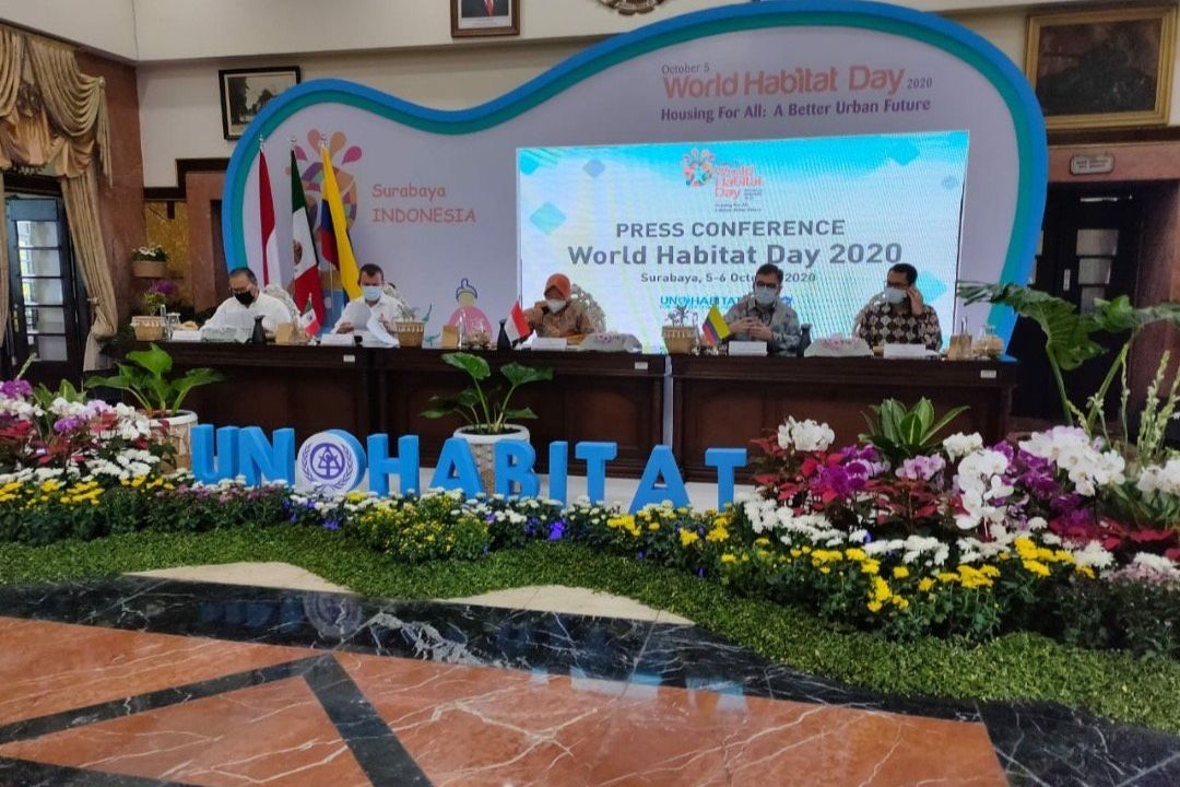 Peringatan Hari Habitat Dunia di Surabaya, Cari Solusi Permukiman di Tengah Pandemi Covid-19