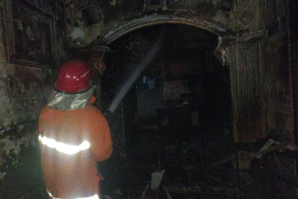 Ditinggal Periksa Kehamilan, Rumah Warga Pungging Ludes Terbakar