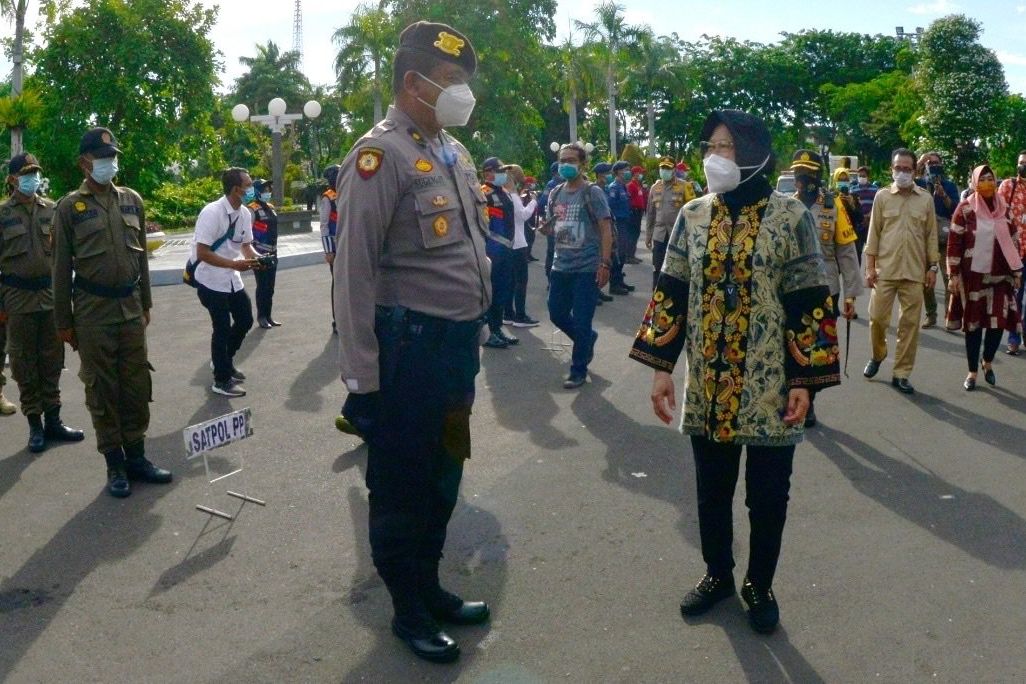 Forkopimda Surabaya Gelar Apel Kesiapsiagaan Bencana
