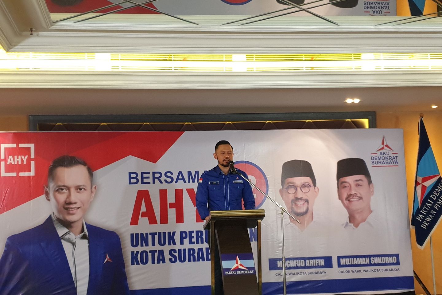 AHY Akui Sempat Ada Harapan Khofifah-Emil Bantu Paslon yang Diusung Demokrat