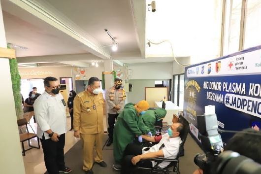 Tahap Pertama 200 Orang dari Jajaran Pemkot Lakukan Donor Plasma Konvalesen