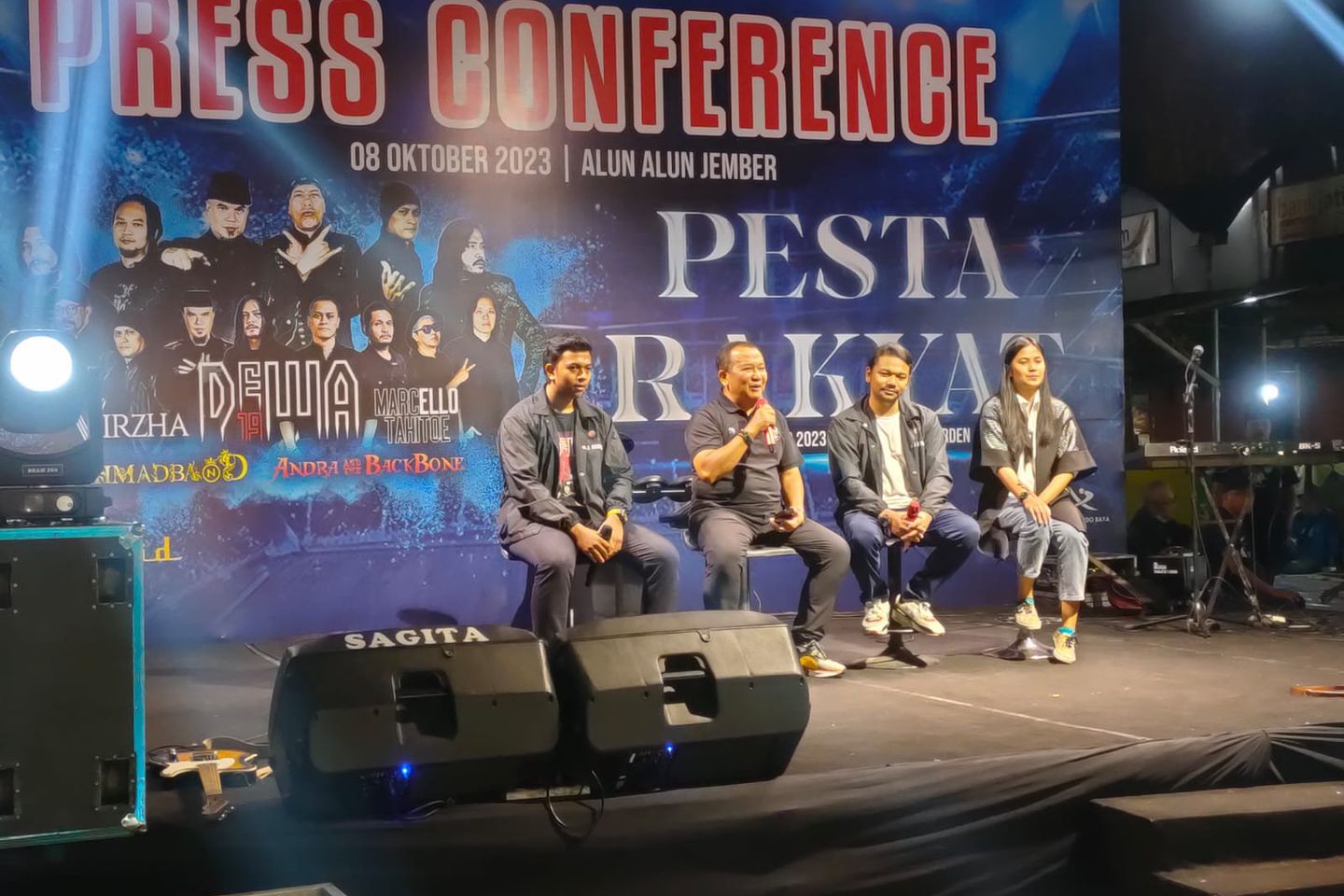 Konser Dewa 19 Bertajuk Pesta Rakyat Jember Gebrak Stadion JSG 15 Oktober 2023