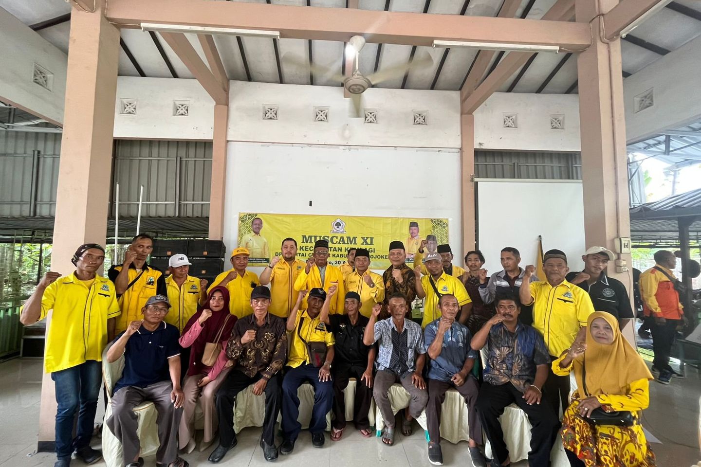 Muscam XI Dapil IV di Dawarblandong, Golkar Mojokerto Perkuat Basis Utara Sungai