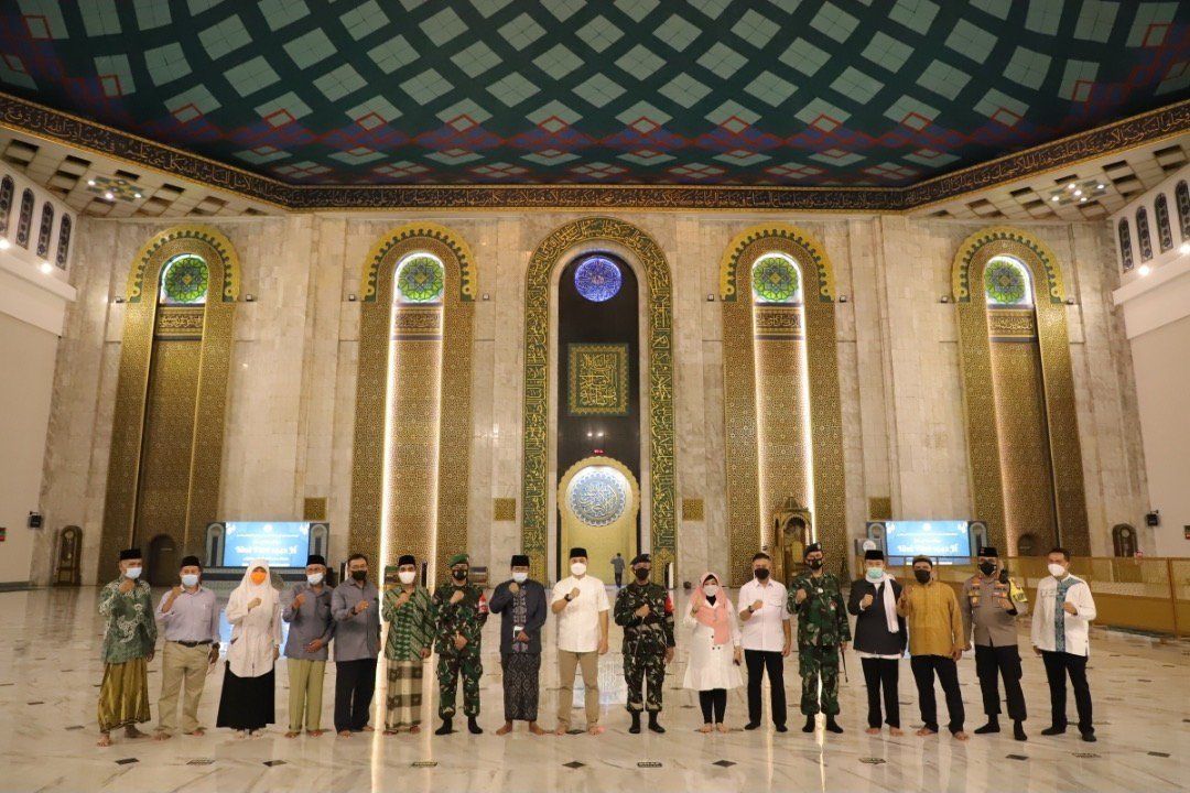 Pantau Takbiran dan Persiapan Salat Idulfitri, Forkopimda Keliling ke Masjid