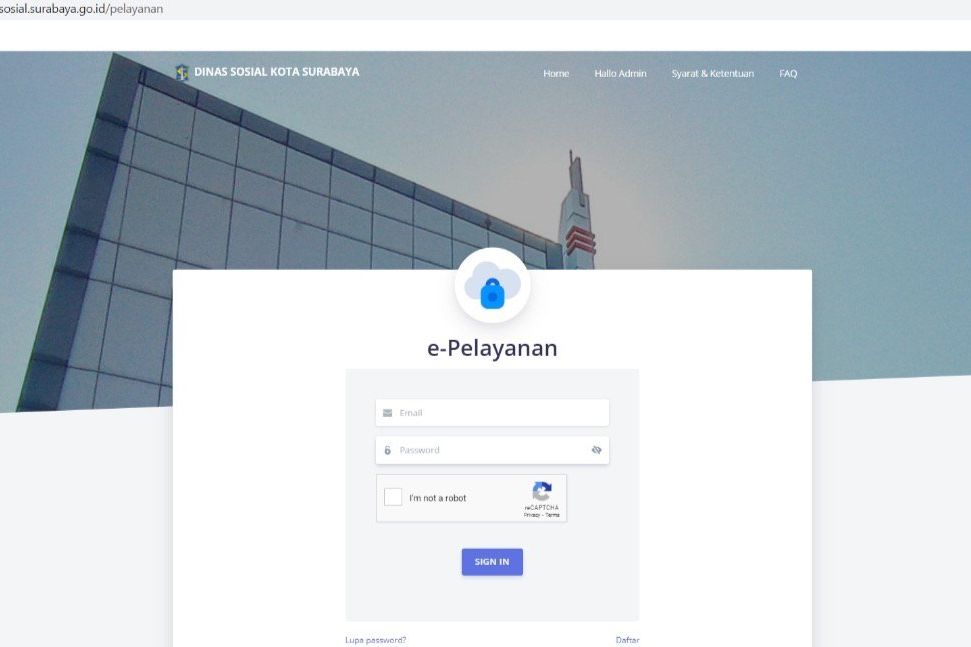 Lewat e-Pelayanan, Warga Surabaya Dapat Ajukan Permohonan SKM non Kesehatan Secara Online