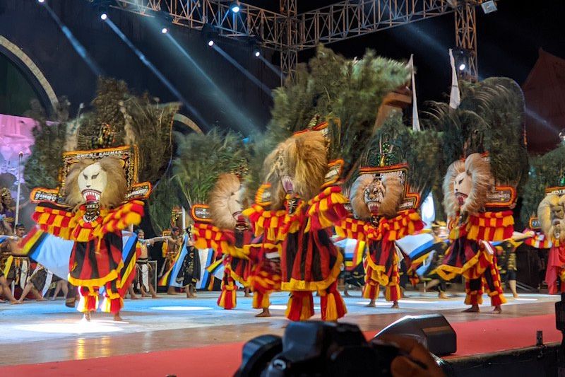 3 Ribu Penonton Padati Pembukaan Festival Nasional Reog Ponorogo di Alun-alun Ponorogo