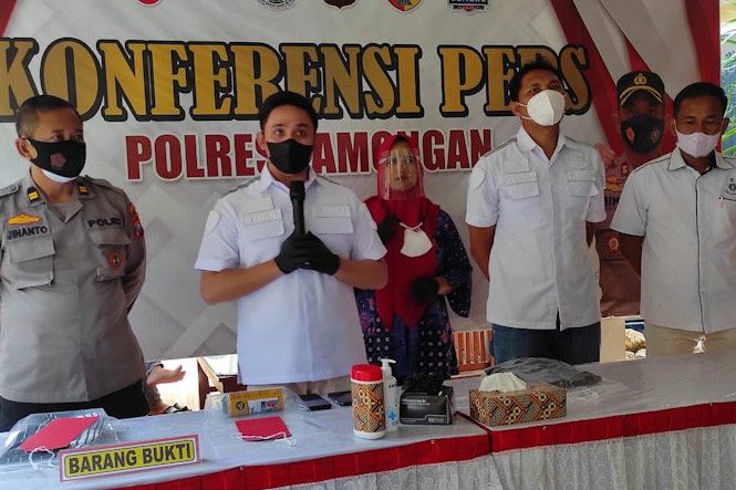 Pencoret Mobil Berisi Kata Cacian di Lamongan Diperiksa Polisi