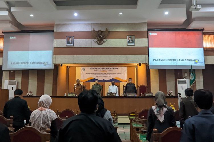 DPRD Ponorogo Gelar Paripurna Pandangan Umum Fraksi Penggunaan APBD 2021