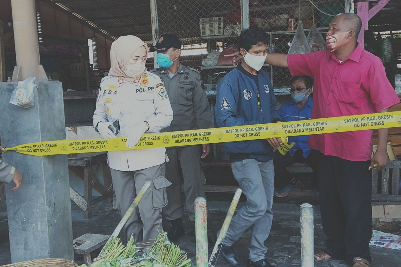 Pedagang dan Pembeli Positif Covid-19, Pasar Krempyeng Ditutup Tujuh Hari