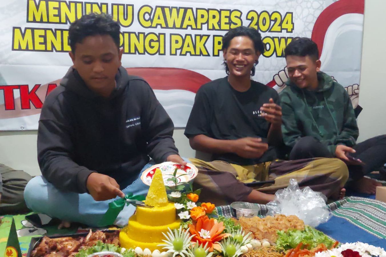 Sambut Putusan MK, Pendukung Prabowo dan Gibran di Malang Gelar Tasyakuran 
