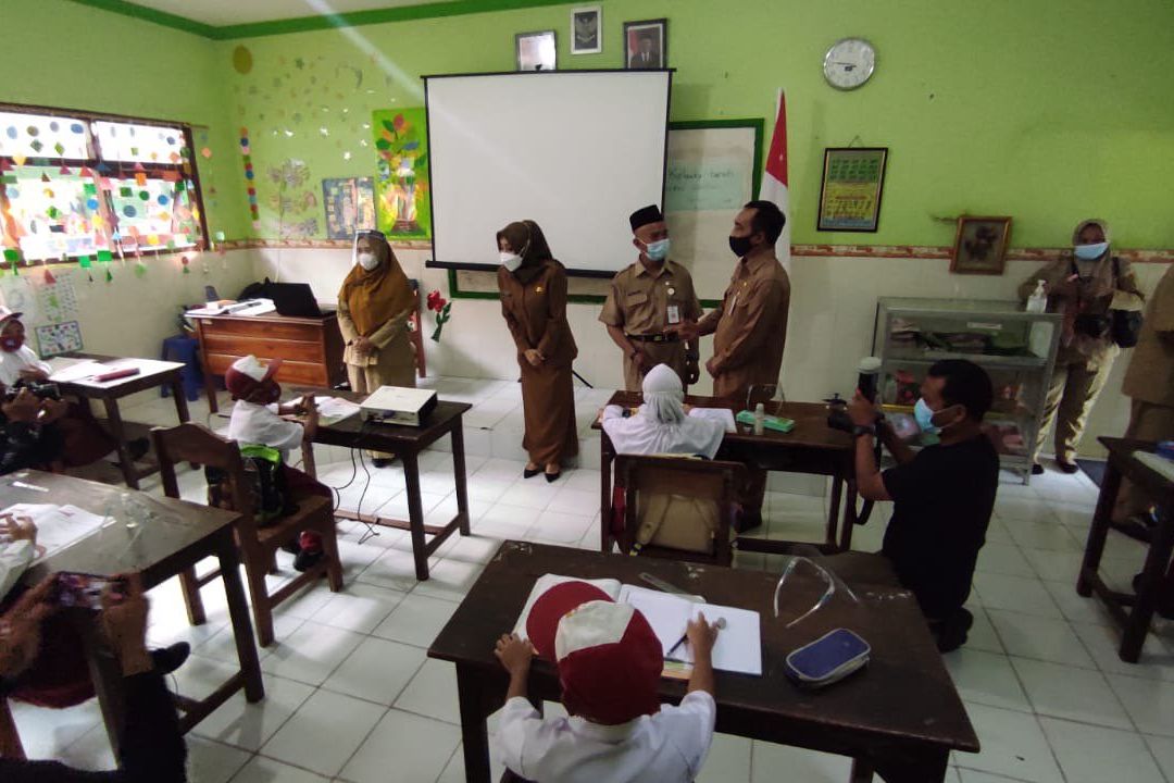 Satu Tahun Vakum, PTM Digelar Walau Kabupaten Mojokerto Zona Orange