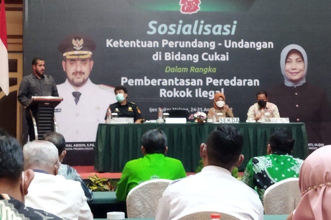 Pemkot Probolinggo Bersama Bea Cukai Ajak Insan Pers Perangi Peredaran Rokok Ilegal