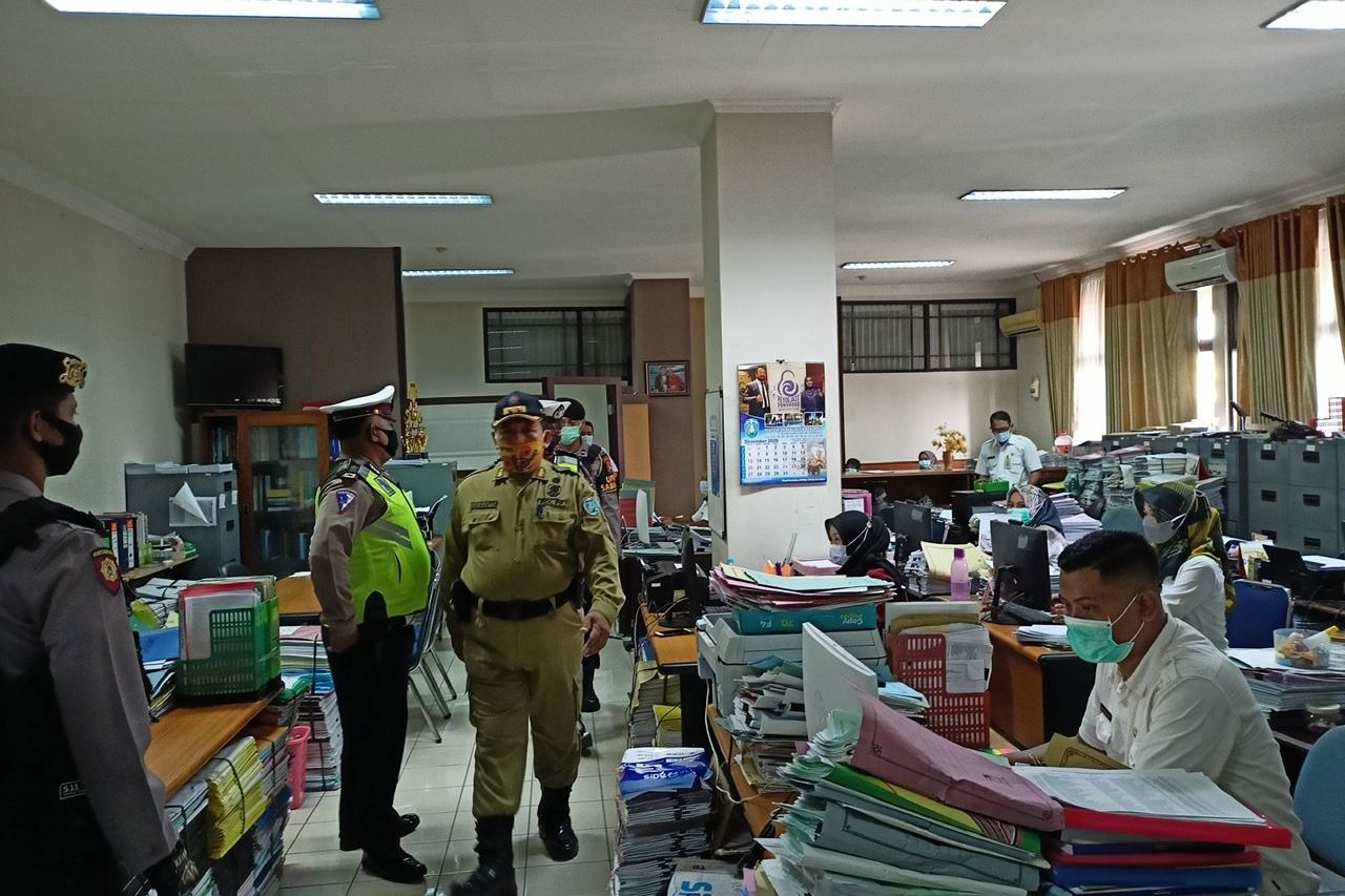 Muncul Klaster di BPPKAD, Belasan ASN Pemkab Ponorogo Terjaring Operasi Yustisi