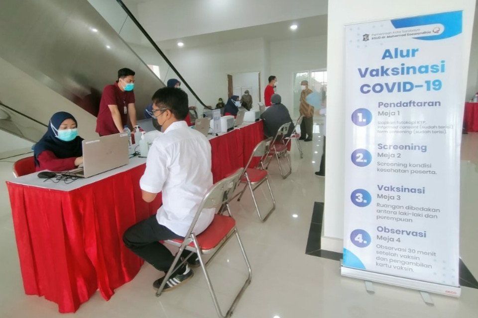 Hindari Penularan Covid-19, Sebanyak 10.190 Warga Penghuni Rusun di Surabaya akan Divaksin