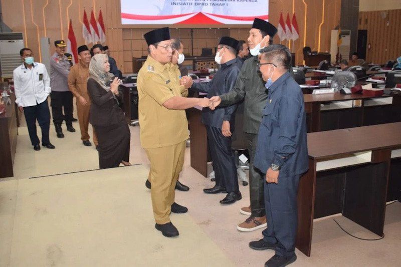 DPRD Lamongan Usulkan Empat Raperda Inisiatif di Rapat Paripurna Nota Raperda Usulan Tahap I