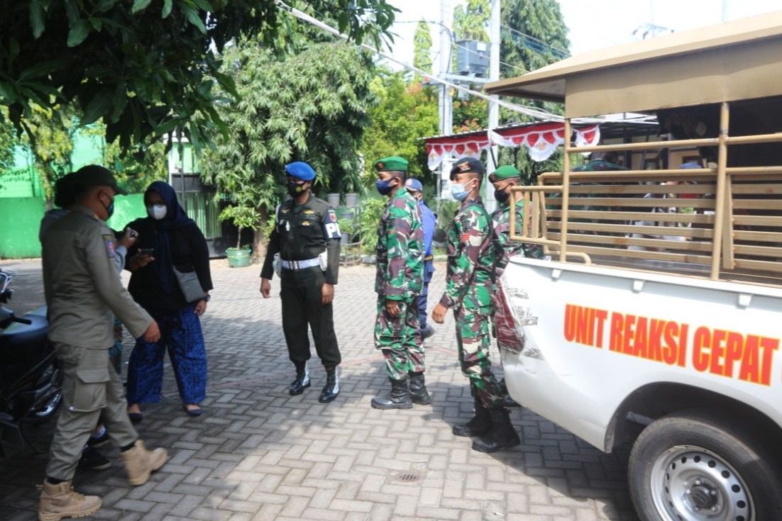 Tak Pakai Masker, Dua ASN di Probolinggo Terjaring Operasi