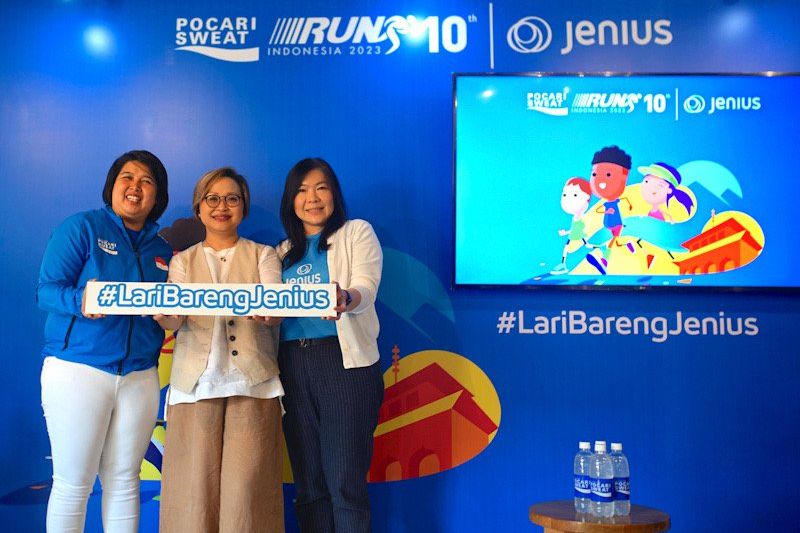 Jenius Ajak Digital Savvy Sehat Tubuh dan Finansial lewat Kolaborasi Pocari Sweat Run Indonesia