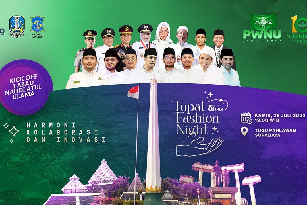 Kick Off 1 Abad NU, PWNU Jatim Gelar Gemerlap Kolaborasi dan Inovasi di Tugu Pahlawan