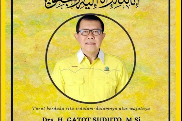 Golkar Kembali Berduka, Anggota DPR RI Gatot Sudjito Meninggal Dunia