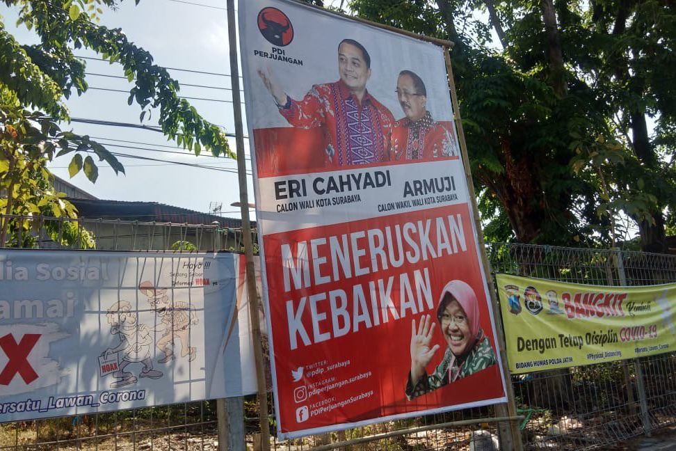 Foto Risma Disetujui di APK, Tim Eri-Armudji: Cinta Rakyat Tak Bisa Dibendung