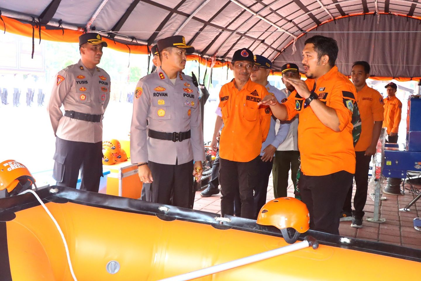 Polres dan Pemkab Gresik Siapkan Personel dan Sarpras Tanggap Darurat Bencana