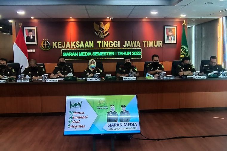 Di Semester Pertama 2022, Kejati Jatim Tangani 11 Perkara Korupsi