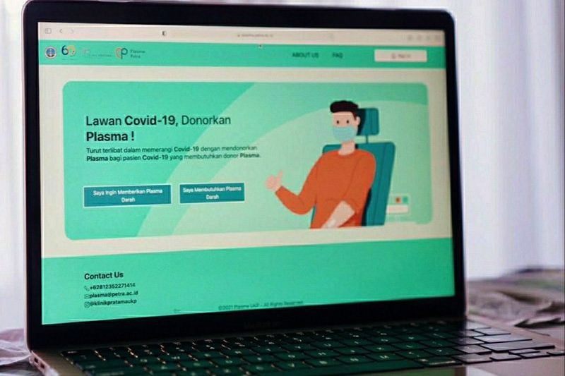Platform Plasma Petra Mudahkan Pendonor Temukan Penerima Bantuan Plasma Konvalesen