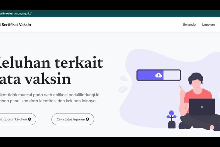 Aplikasi Wasit Vaksin Tanggapi Keluhan Sertifikat Vaksin Surabaya yang Membludak
