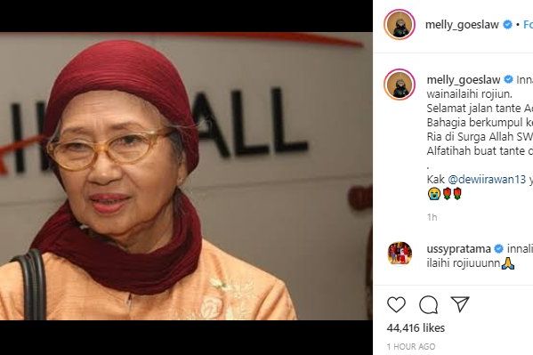Ade Irawan Meninggal Selang 11 Hari Usai Meninggalnya Ria Irawan