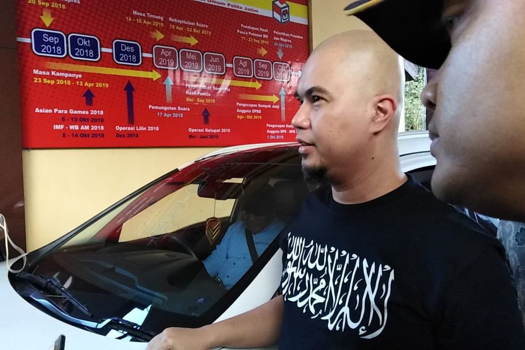 Ahmad Dhani Akhirnya Penuhi Panggilan Polda Jatim