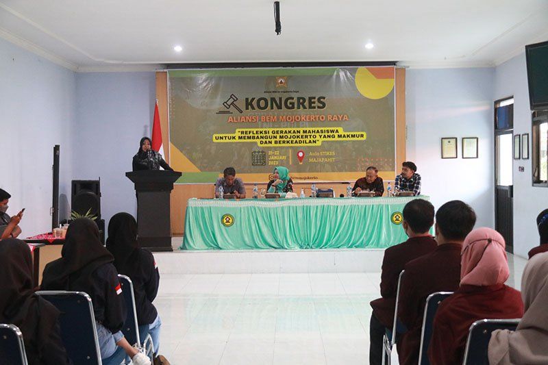Hadir di Kongres BEM, Bupati Ikfina Berharap Muncul Gagasan dan Membangun Kabupaten Mojokerto