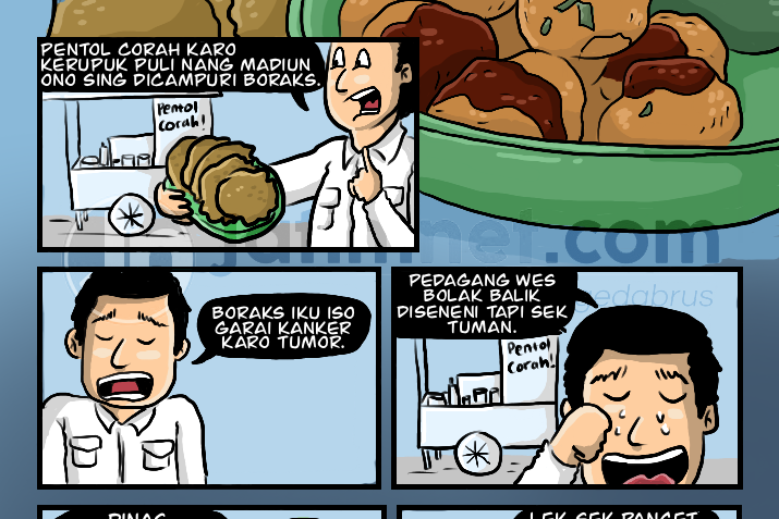Boraks dan Bleng di Pentol Corah