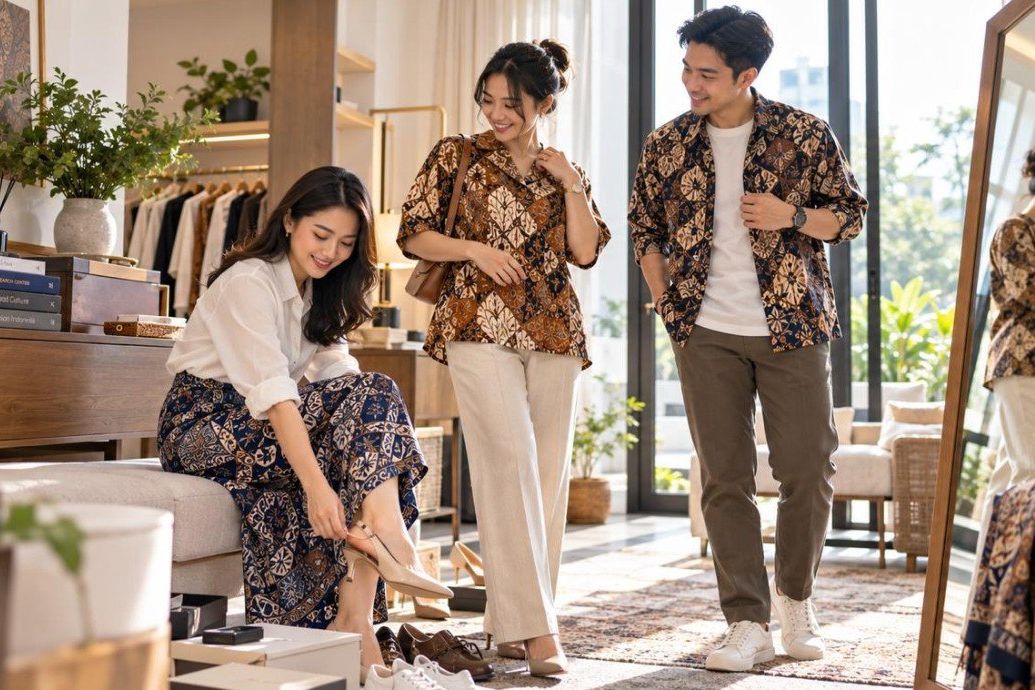 Padu Padan Batik Modern agar Tetap Terasa Natural