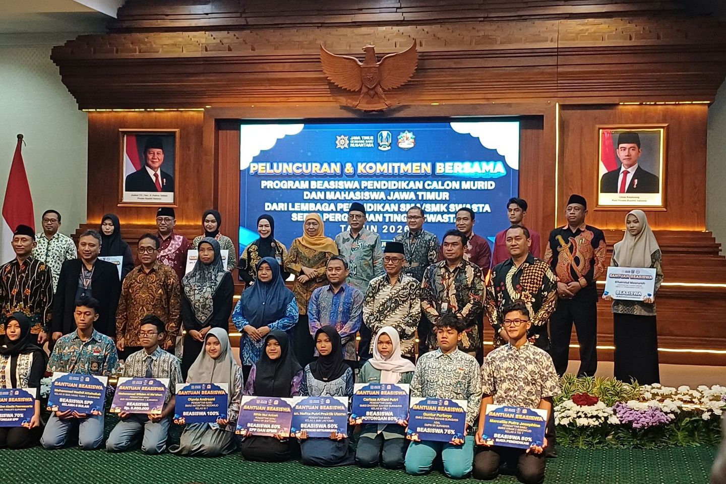 Pemprov Jatim Luncurkan Lebih dari 143 Ribu Beasiswa untuk Siswa dan Mahasiswa Swasta