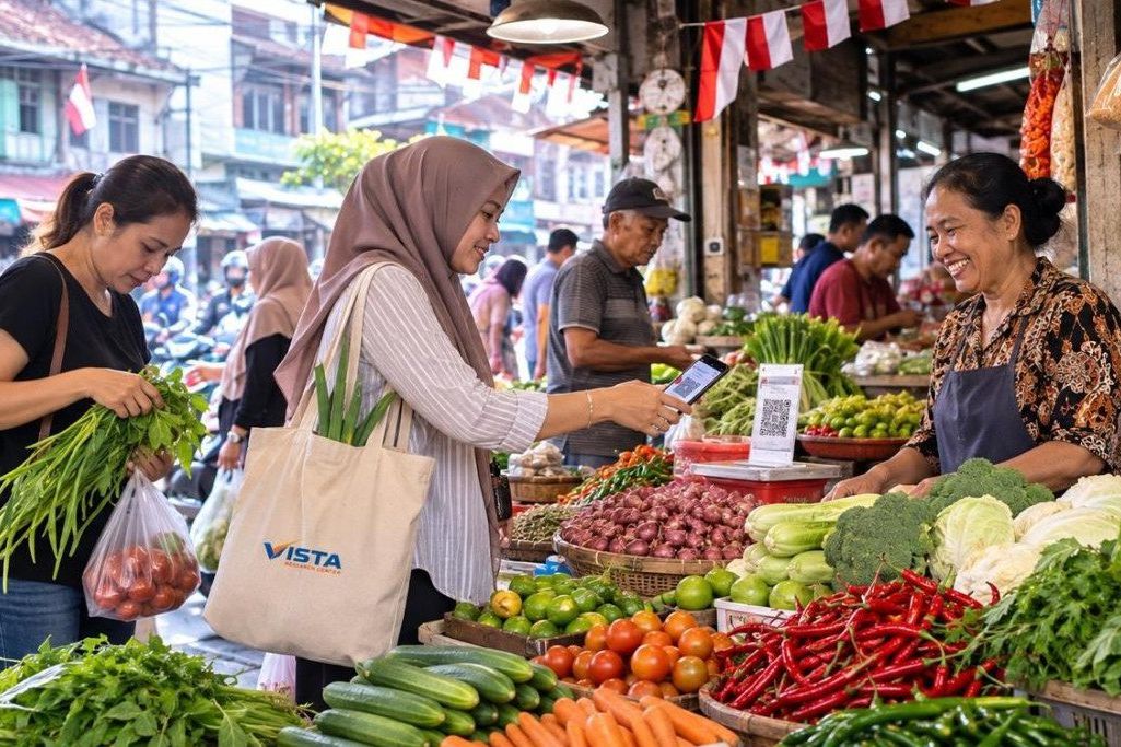 Dari Pasar ke Digital, Cara Belanja Indonesia Berubah
