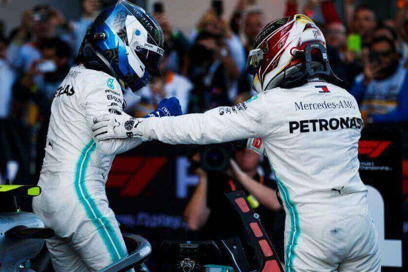 Mercedes tak Ingin Hubungan Hamilton-Bottas Rusak di Tengah Musim
