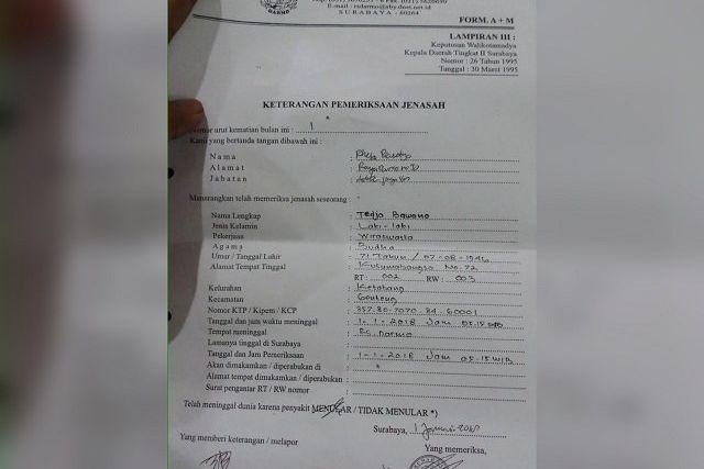 Saksi Korupsi Kolam Renang Brantas Meninggal, Kasus Tetap Lanjut