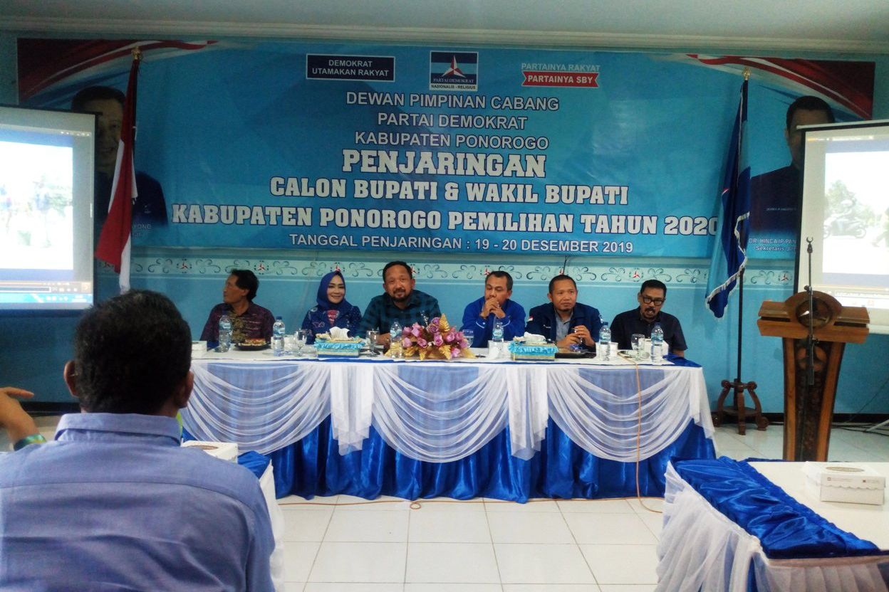 Bupati Ponorogo Ipong Daftar Bacabup dari Demokrat