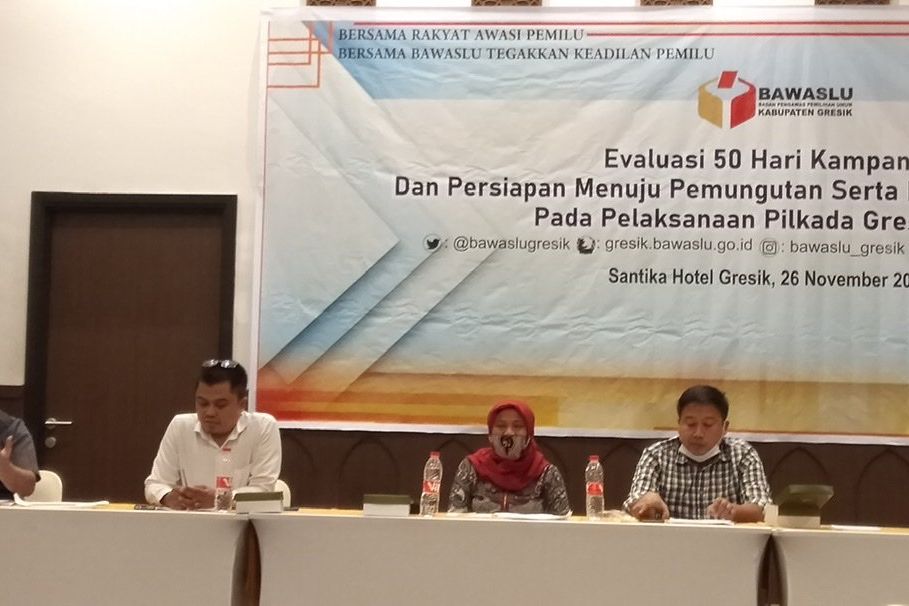 Bawaslu Gresik Keluarkan 28 Surat Peringatan untuk Tim Kampanye Paslon Pilkada