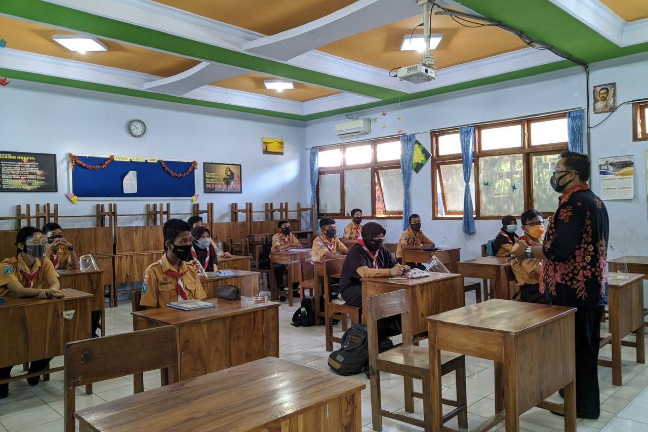 Pasien Confirmed COVID-19 Meningkat, Pembelajaran Tatap Muka Di Ponorogo Kembali Dihentikan 