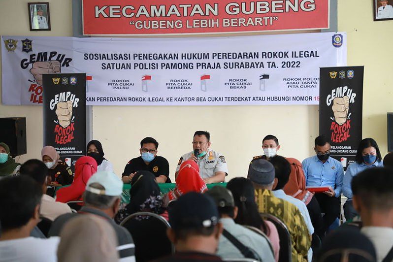 Bea Cukai dan Pemkot Surabaya Mulai "Gempur Cukai Rokok" Ilegal