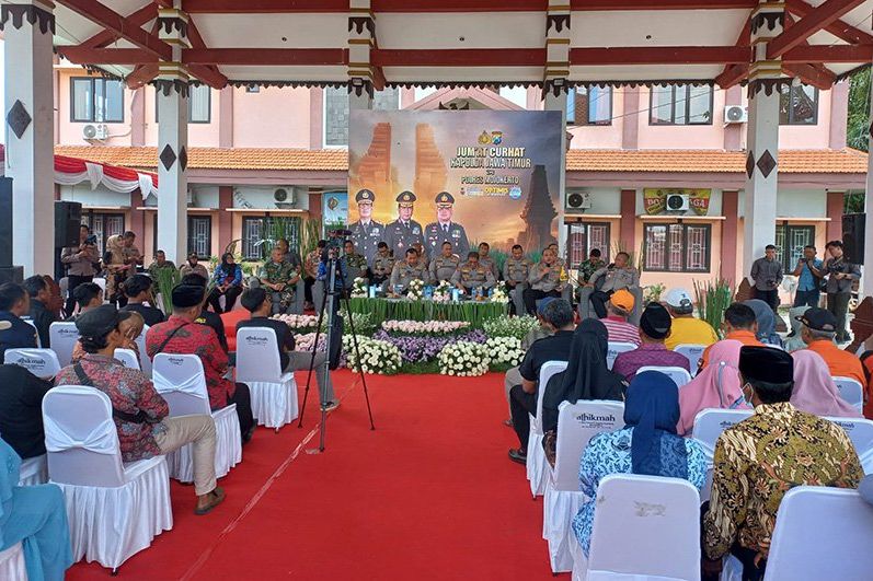 Jumat Curhat dengan Kapolda Jatim, Warga Mojokerto Keluhkan Maraknya Debt Colektor