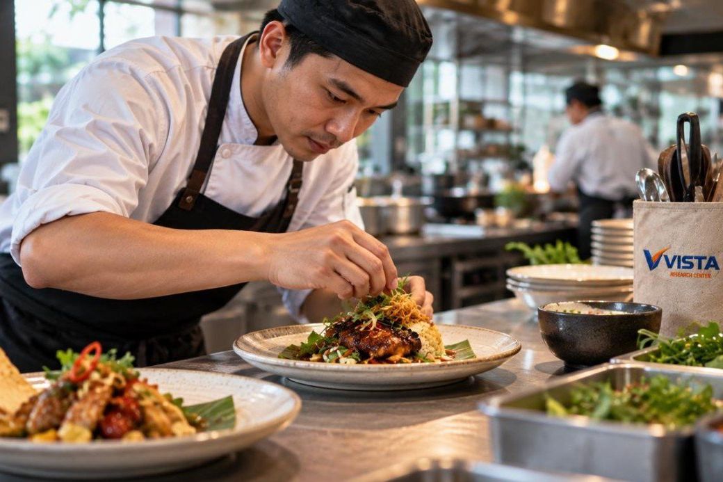 Plating Makanan Kini Jadi Bagian Pengalaman Kuliner